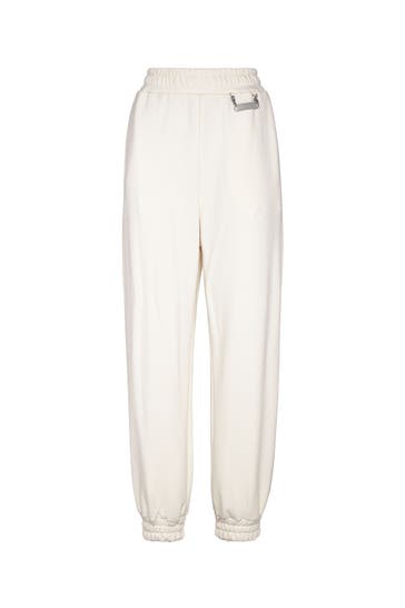 PHILIPP PLEIN Joggpant SIGNATURE 75 | Cream Straight