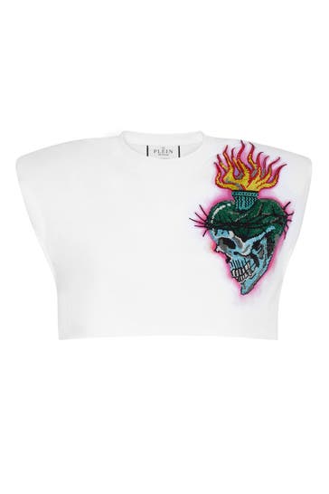 PHILIPP PLEIN Top TATTOO 01 | white