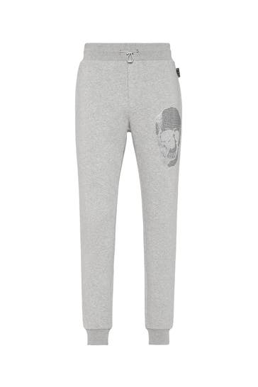 PHILIPP PLEIN Sweatpant SKULL 10 | grey Loose Fit