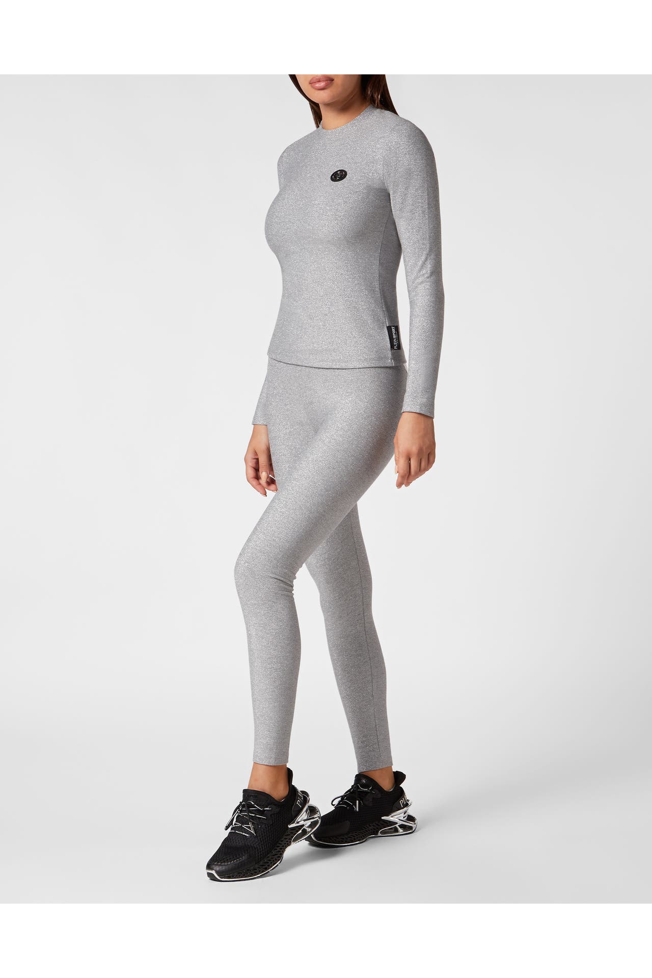 PLEIN SPORT Longsleeve GLITTER 70 | Silver, Bild 1