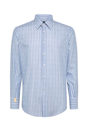 BILLIONAIRE Business-Hemd STATEMENT 08 | middleblue Slim Fit