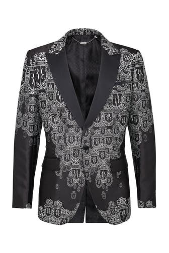 BILLIONAIRE Business-Sakko CREST 02 | black Slim Fit
