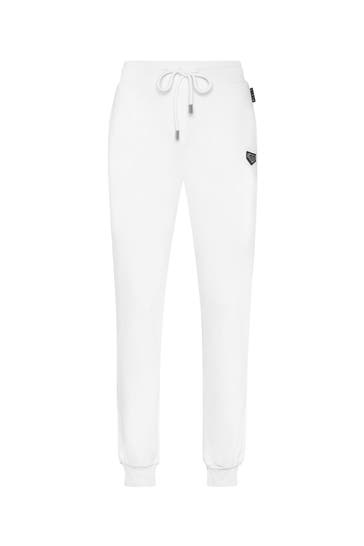 PHILIPP PLEIN Joggpant ICONIC PLEIN 01 | white Straight