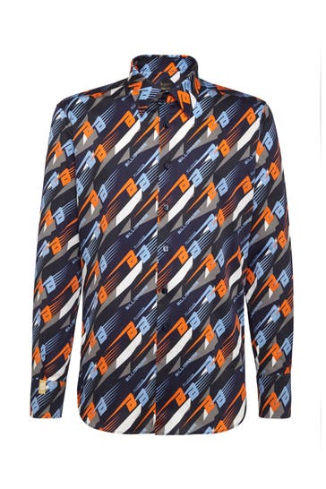 BILLIONAIRE Business-Hemd RACING 14 | darkblue Slim Fit