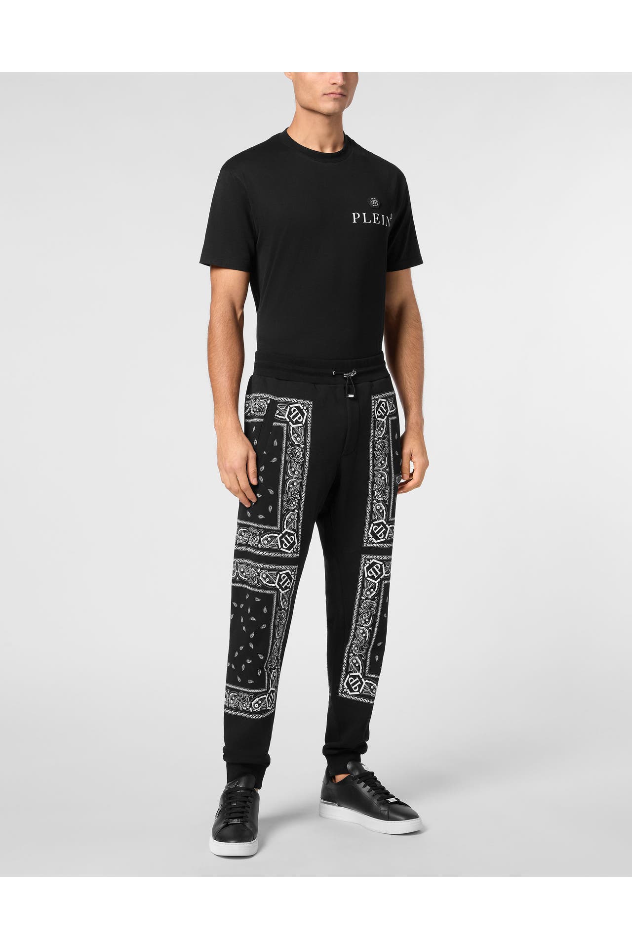 PHILIPP PLEIN Sweatpant PAISLEY 02 | black Loose Fit, Bild 1