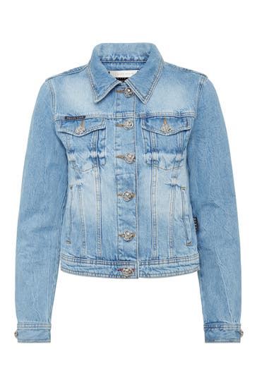 PHILIPP PLEIN Jeansjacke 07RU | LightRushblue