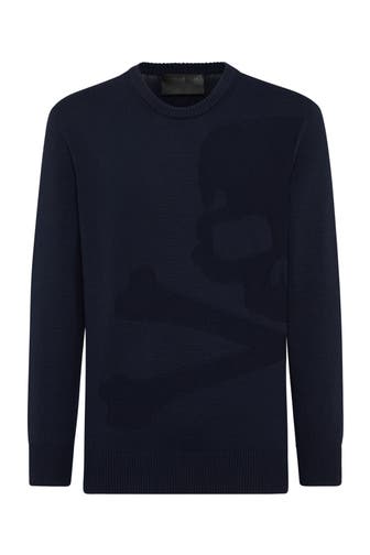 PHILIPP PLEIN Pullover SKULL&BONES 14 | darkblue