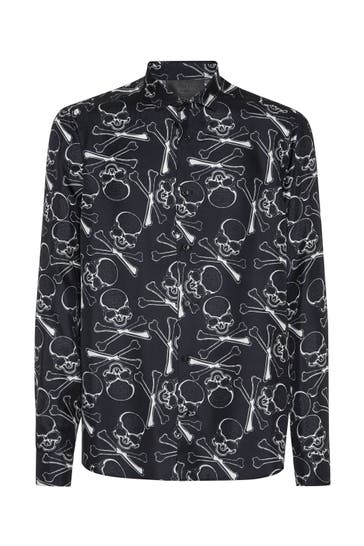 PHILIPP PLEIN Hemd SKULL BONES