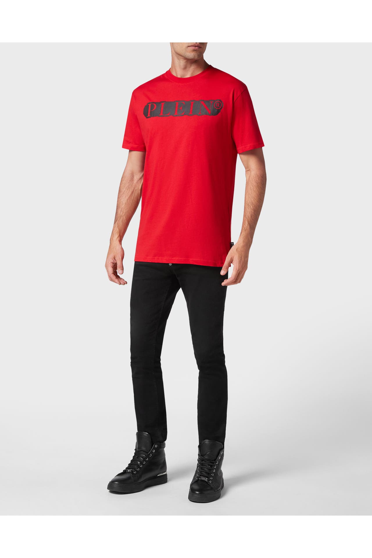 PHILIPP PLEIN Kurzarm-Rundhals-T-Shirt PHILIPP PLEIN TM, Bild 1