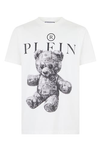 PHILIPP PLEIN Kurzarm-Rundhals-T-Shirt SKULL