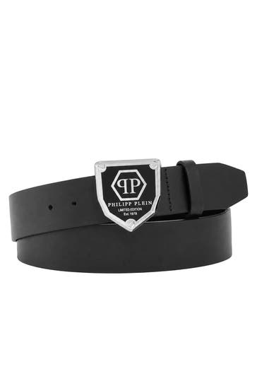 PHILIPP PLEIN Casual-Gürtel HEXAGON 0291 | black/nickel