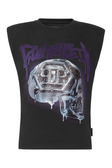 PHILIPP PLEIN Top SKULL 02 | black