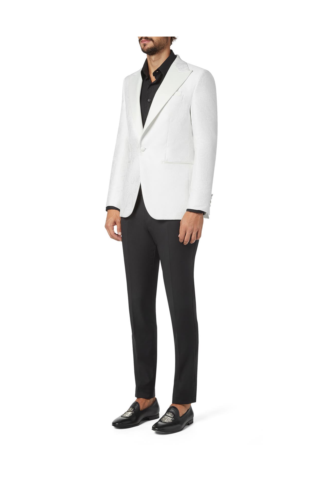 BILLIONAIRE Business-Sakko PAISLEY 01 | white Slim Fit, Bild 1