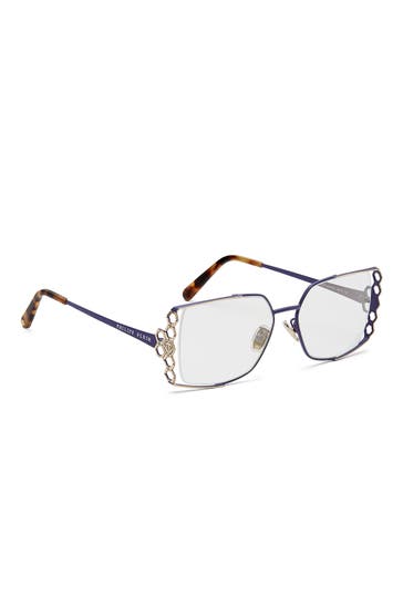 PHILIPP PLEIN Sonnenbrille KPXK | nickel/blu/mirror/nickel