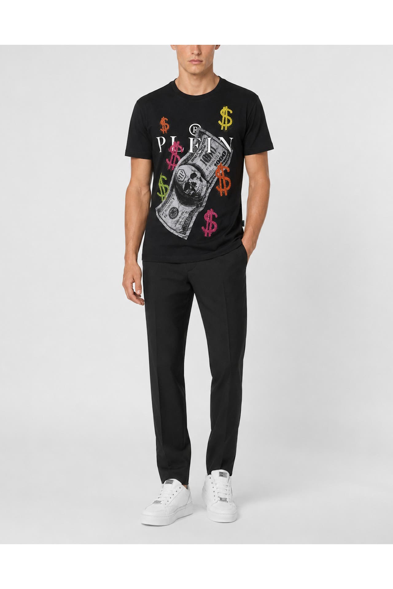 PHILIPP PLEIN Kurzarm-Rundhals-T-Shirt, Bild 1