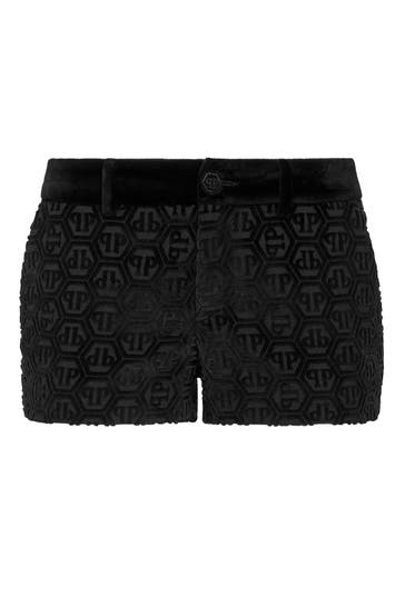 PHILIPP PLEIN Short MONOGRAM 02 | black Straight