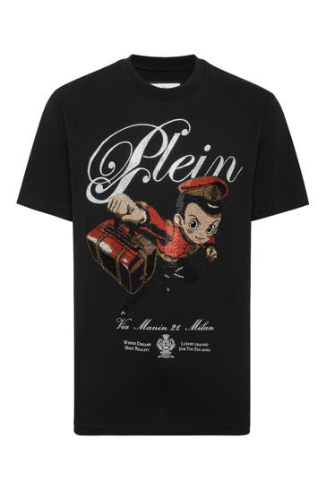 PHILIPP PLEIN T-Shirt Rundhalsausschnitt Ss
