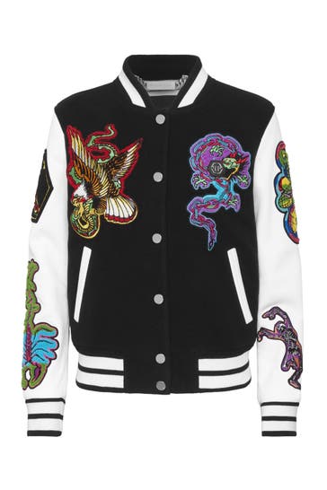 PHILIPP PLEIN Lederjacke TATTOO 02 | black