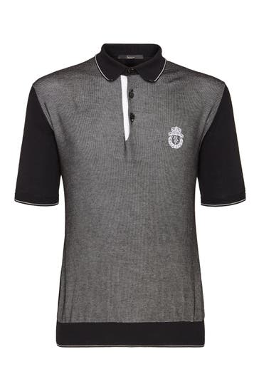 BILLIONAIRE Polo-Shirt CREST 02 | black
