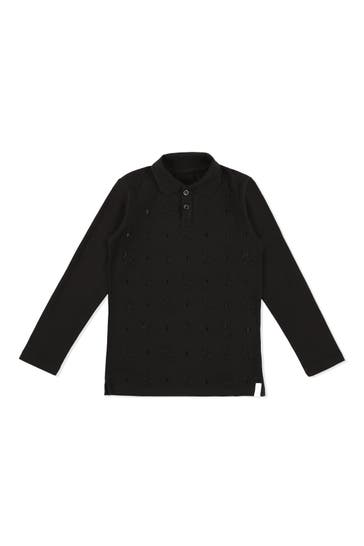 BILLIONAIRE Langarmshirt 0202 | black/black