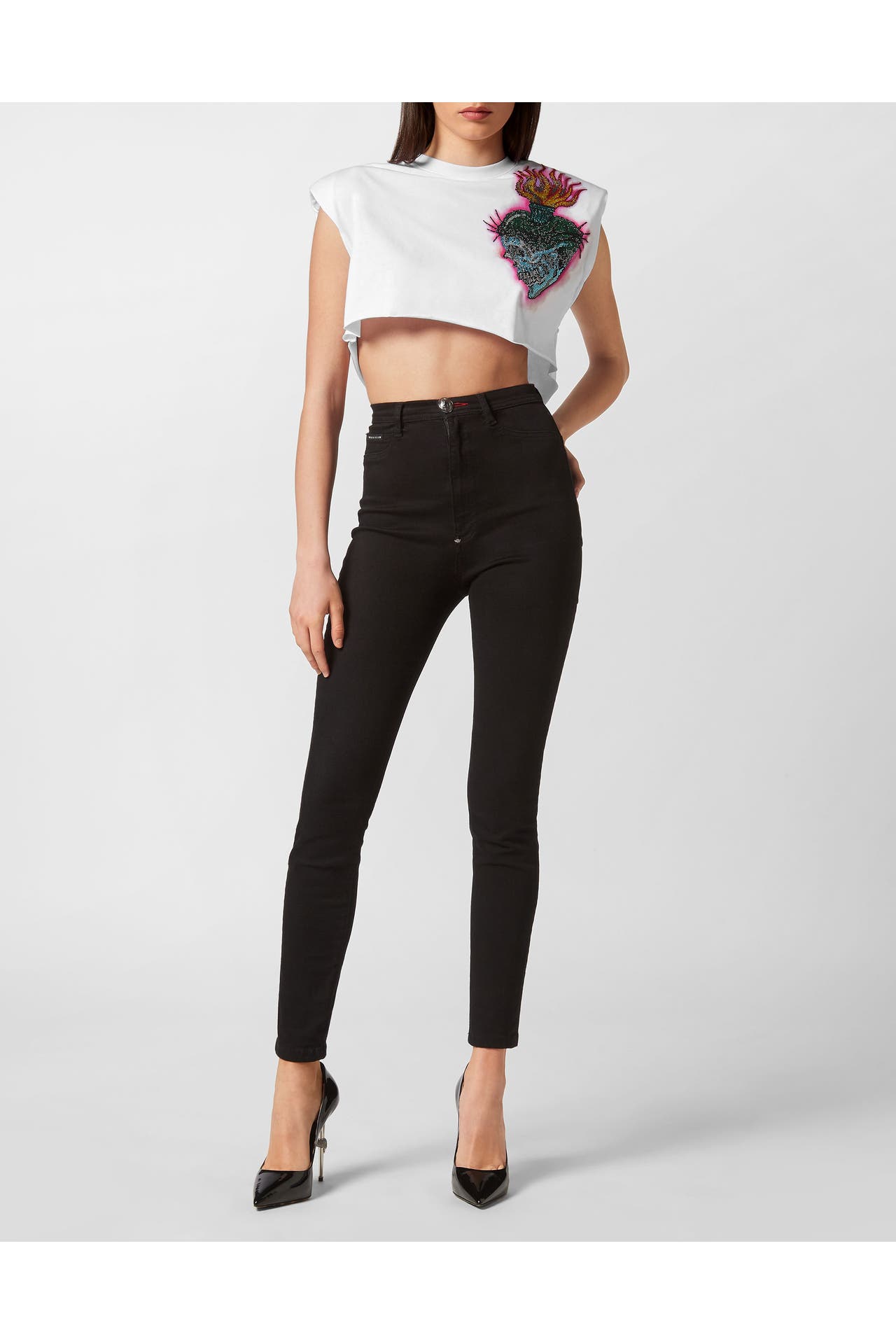 PHILIPP PLEIN Top TATTOO 01 | white, Bild 1