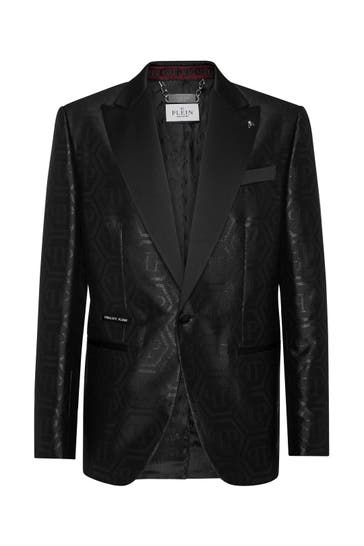 PHILIPP PLEIN Business-Sakko MONOGRAM 02 | black Slim Fit