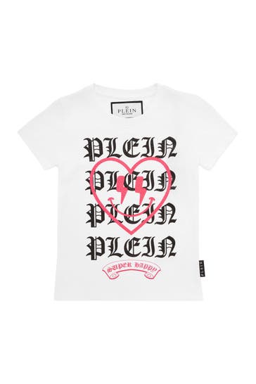 PHILIPP PLEIN T-Shirt HEART 01 | white