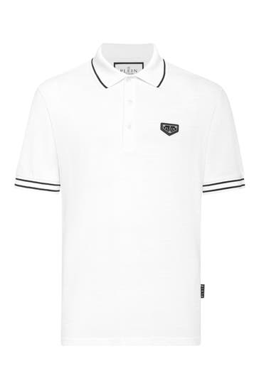 PHILIPP PLEIN Polo-Shirt MONOGRAM 01 | white