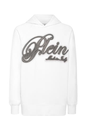 PHILIPP PLEIN Hoodie SIGNATURE 01 | white