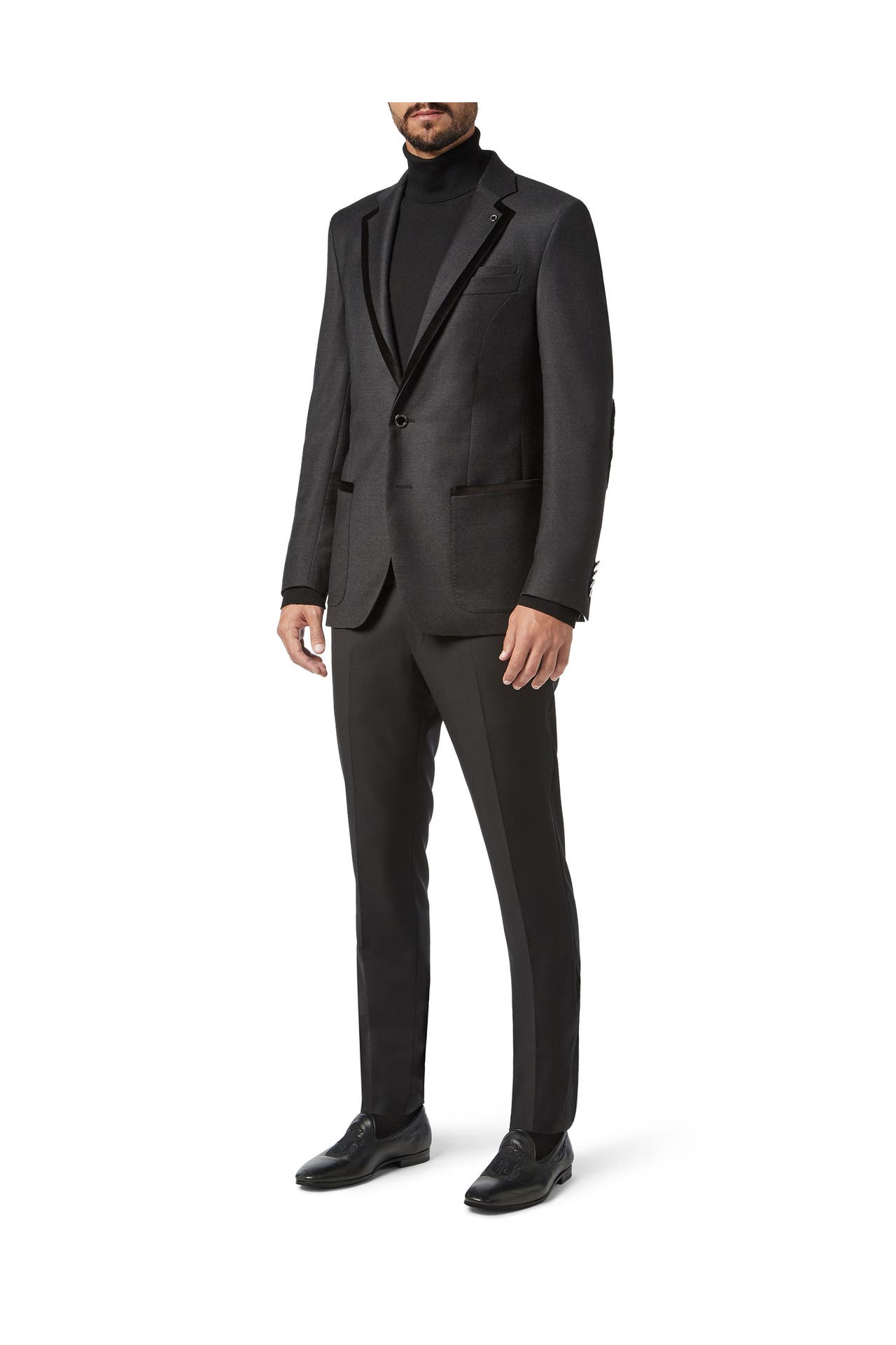 BILLIONAIRE Business-Sakko 72 | darkgrey Slim Fit, Bild 1