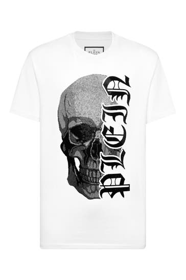 PHILIPP PLEIN Kurzarm-Rundhals-T-Shirt GOTHIC PLEIN