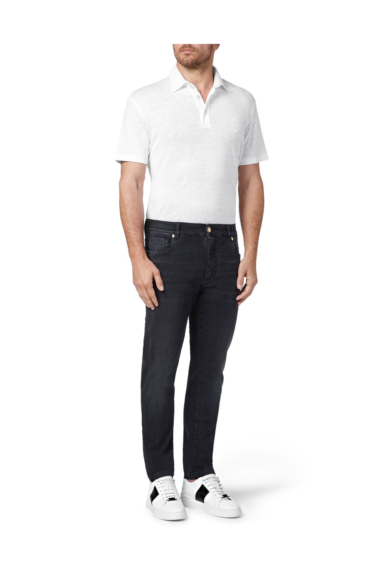 BILLIONAIRE Jeans BAROQUE 02 | black Straight, Bild 1
