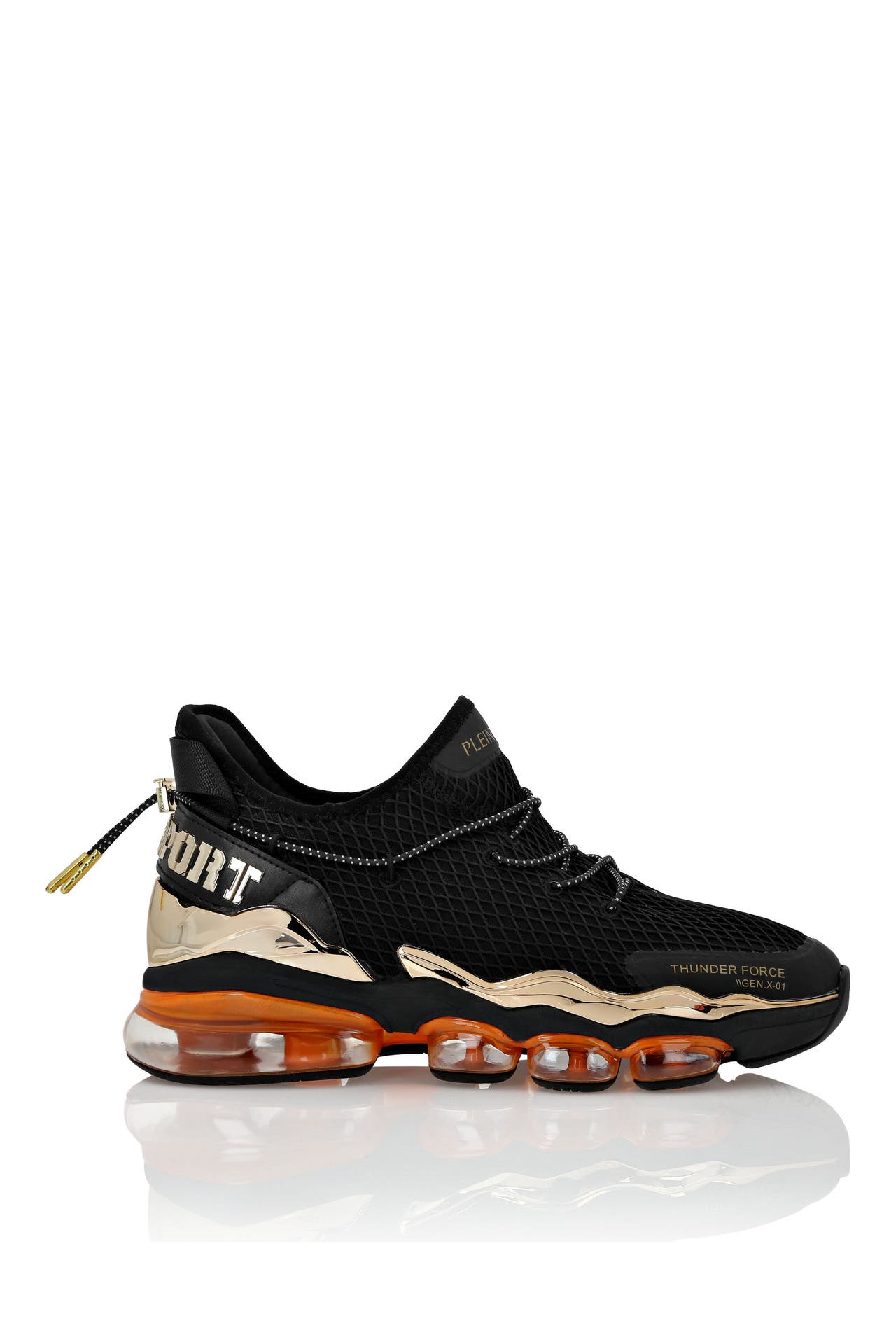 PLEIN SPORT Sportschuhe 0286 | black/orangefluo, Bild 1