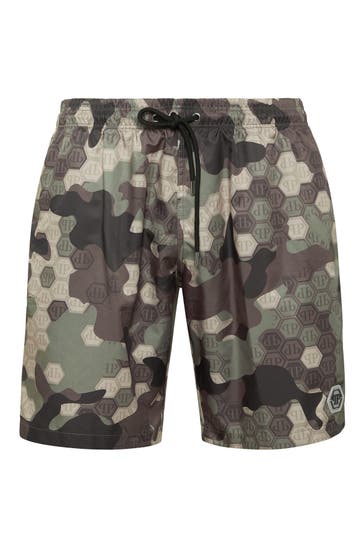 PHILIPP PLEIN Badehose CAMOUFLAGE