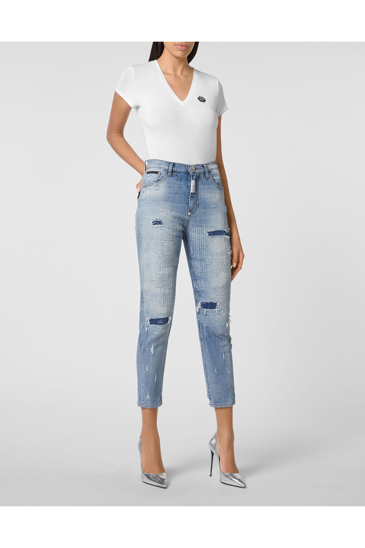 PHILIPP PLEIN Jeans 07RB | RazarBladeBlue Boyfriend, Bild 1