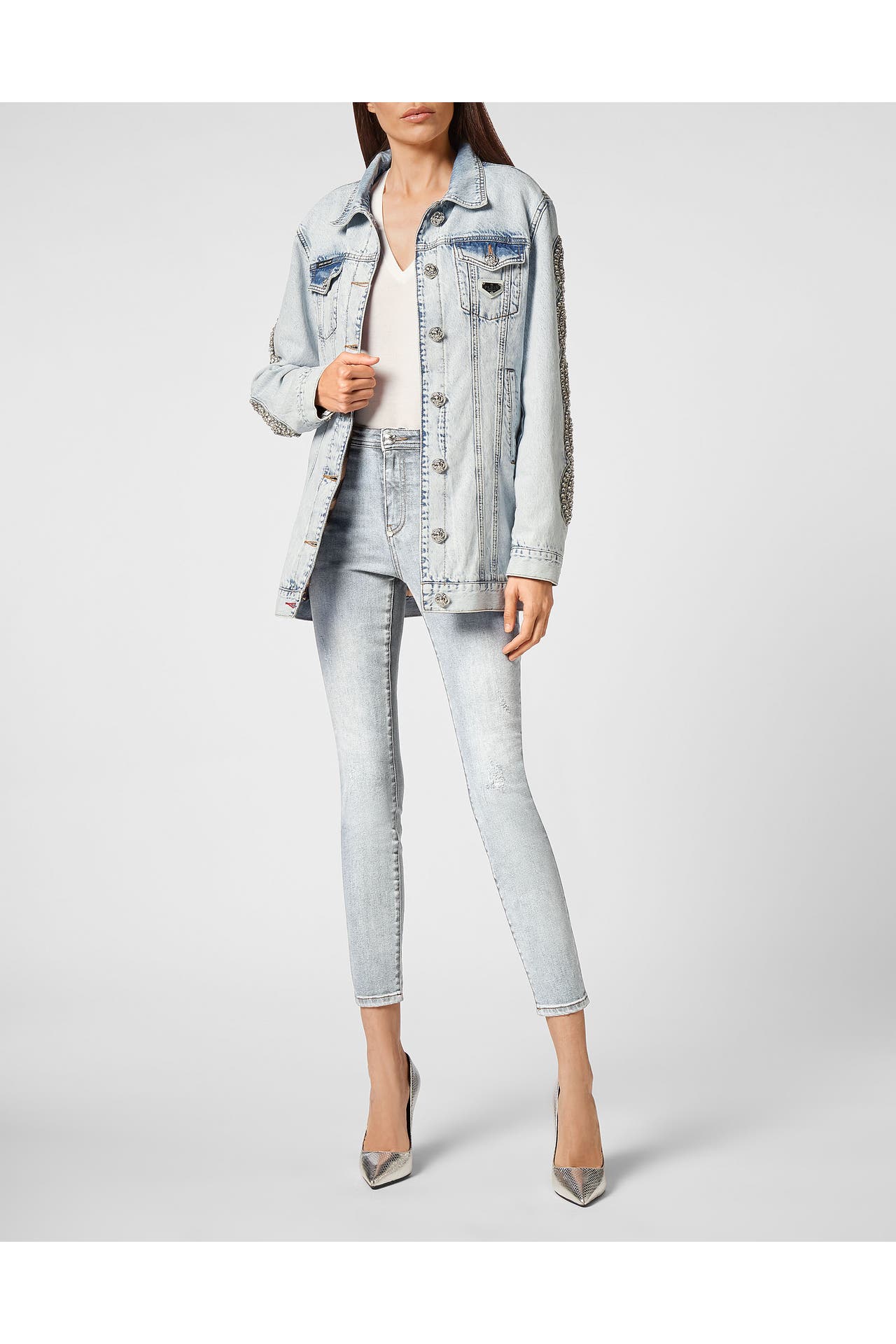 PHILIPP PLEIN Jeansjacke 07CI | IceFrost, Bild 1
