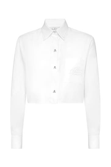 PHILIPP PLEIN Casual-Bluse 01 | white