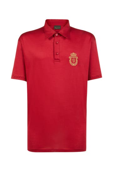 BILLIONAIRE Polo-Shirt CREST 35 | Bordeaux
