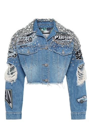 PHILIPP PLEIN Jeansjacke RACING 13MI | Salt'N'Pepa