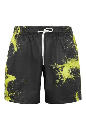PLEIN SPORT Short SPLASH 02 | black Wide/ Loose Fit
