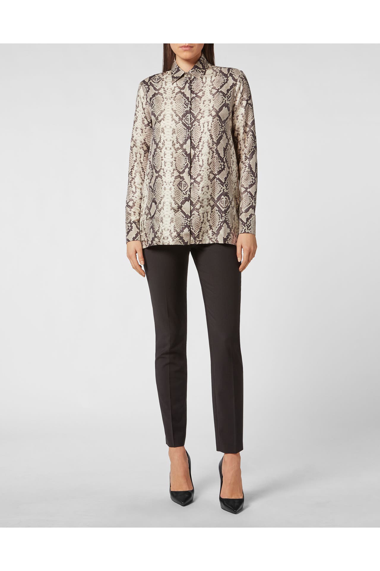 PHILIPP PLEIN Casual-Bluse 32 | python, Bild 1