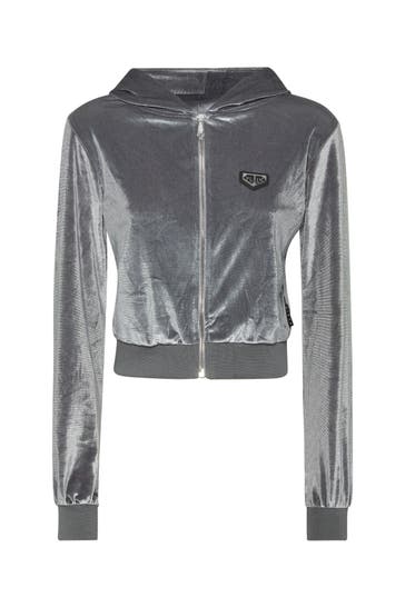 PHILIPP PLEIN Sweatjacke SIGNATURE 10 | grey