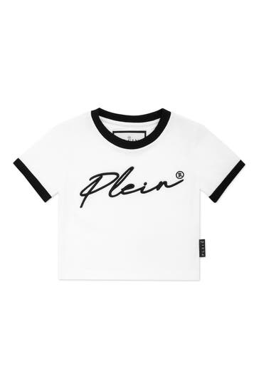 PHILIPP PLEIN T-Shirt SIGNATURE 0102 | white/black