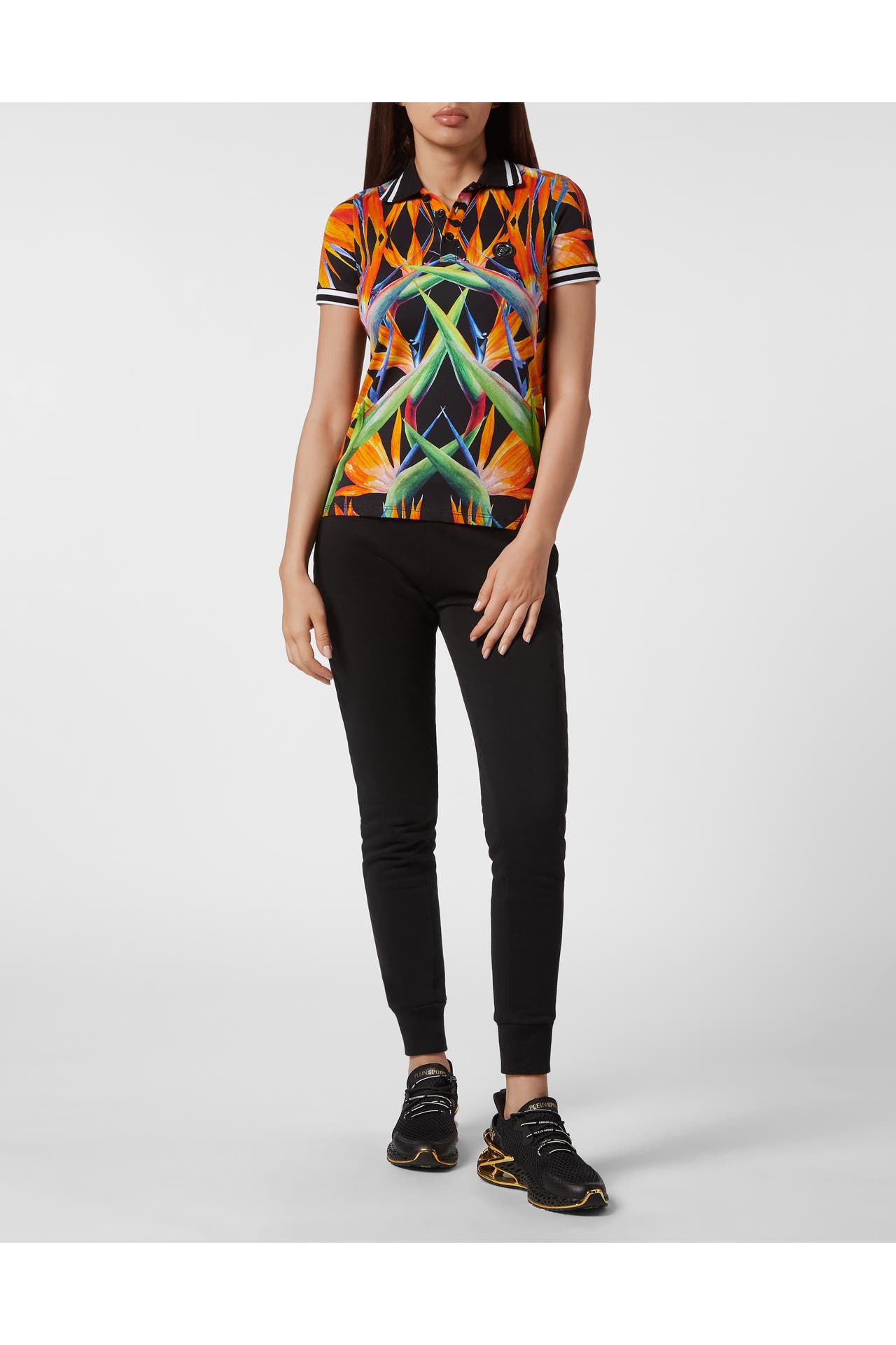 PLEIN SPORT Polo-Shirt 0221 | black/multicolored, Bild 1