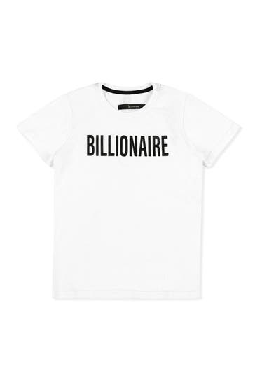 BILLIONAIRE T-Shirt LOGO 01 | white