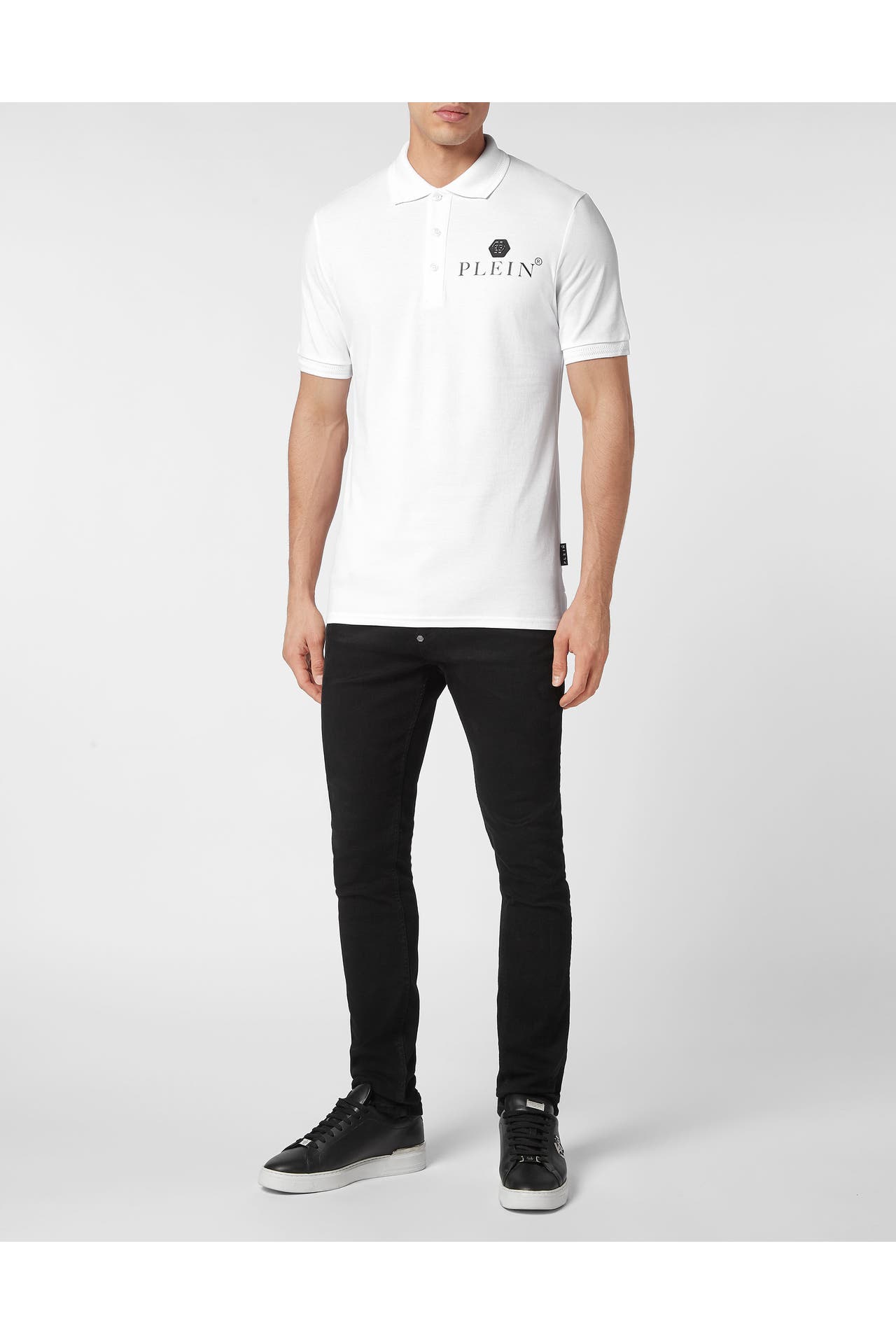 PHILIPP PLEIN Polo-Shirt ICONIC PLEIN 01 | white, Bild 1