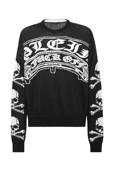 PHILIPP PLEIN Pullover GOTHIC PLEIN 02 | black