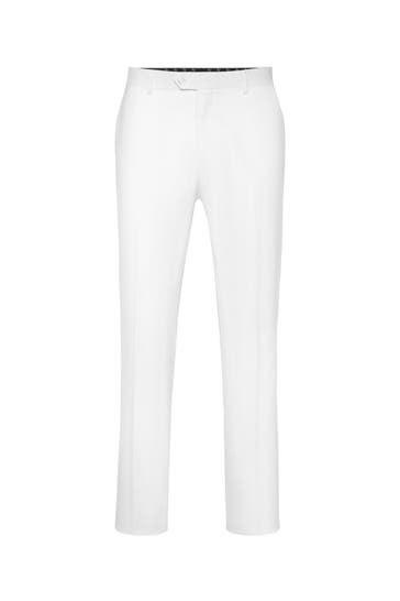 BILLIONAIRE Business-Hose 0101 | white/white Straight