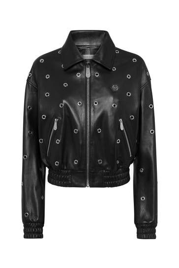 PHILIPP PLEIN Lederjacke 02 | black