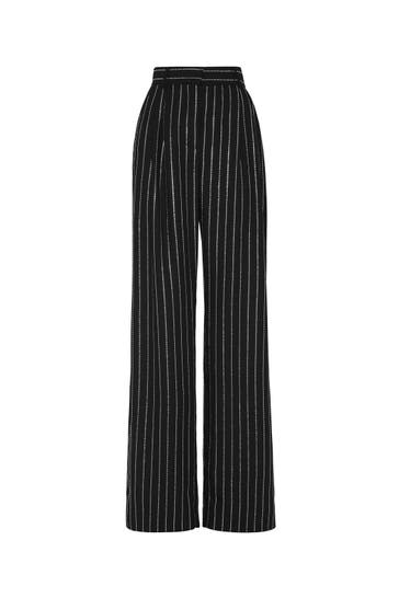 PHILIPP PLEIN Business-Hose 02 | black Wide/ Loose Fit